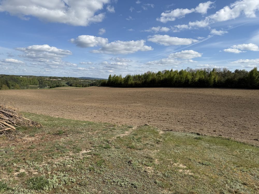 Działka budowlana na Kaszubach Gmina Chmielno 1 km od jeziora