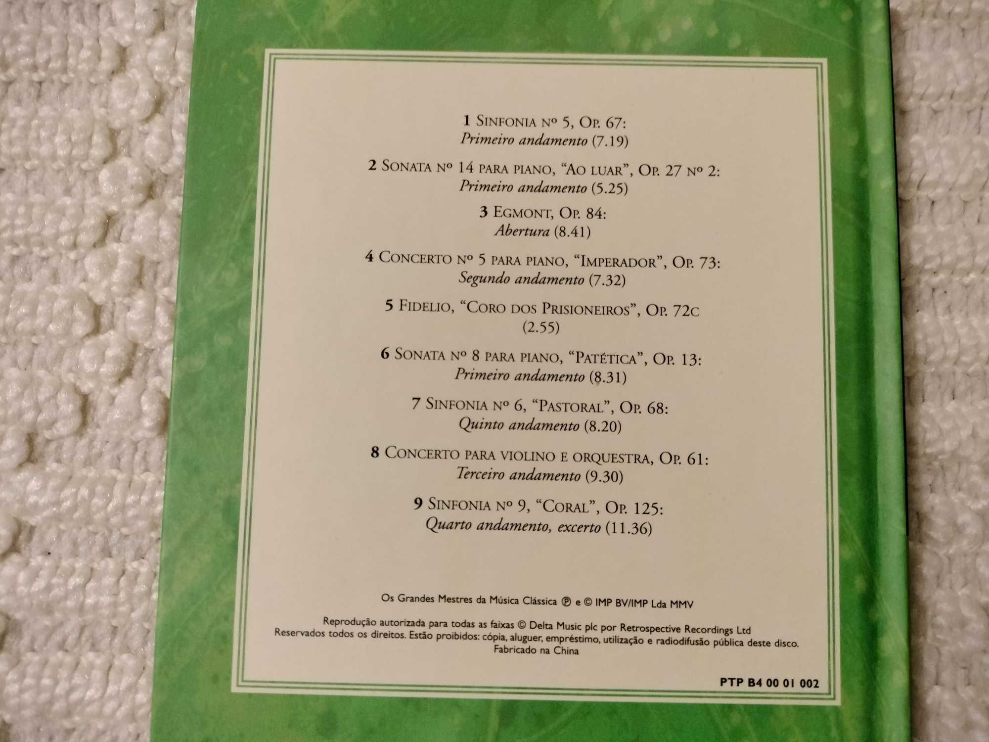 Conjunto de 3 CDs de Música Clássica