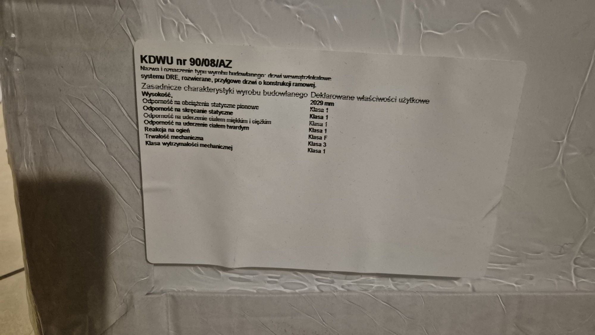 Drzwi wewnętrzne łazienkowe 80