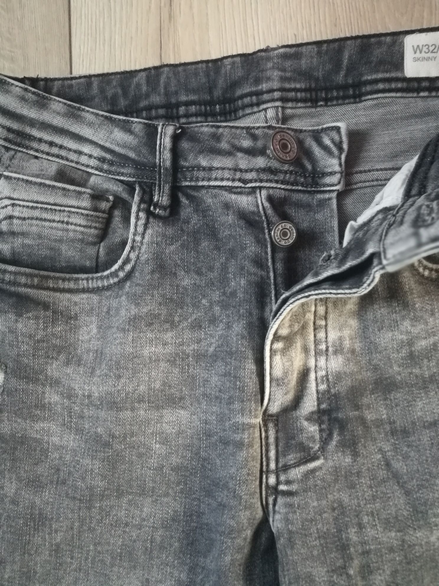 Męskie spodnie z elastycznego denimu W32 L34