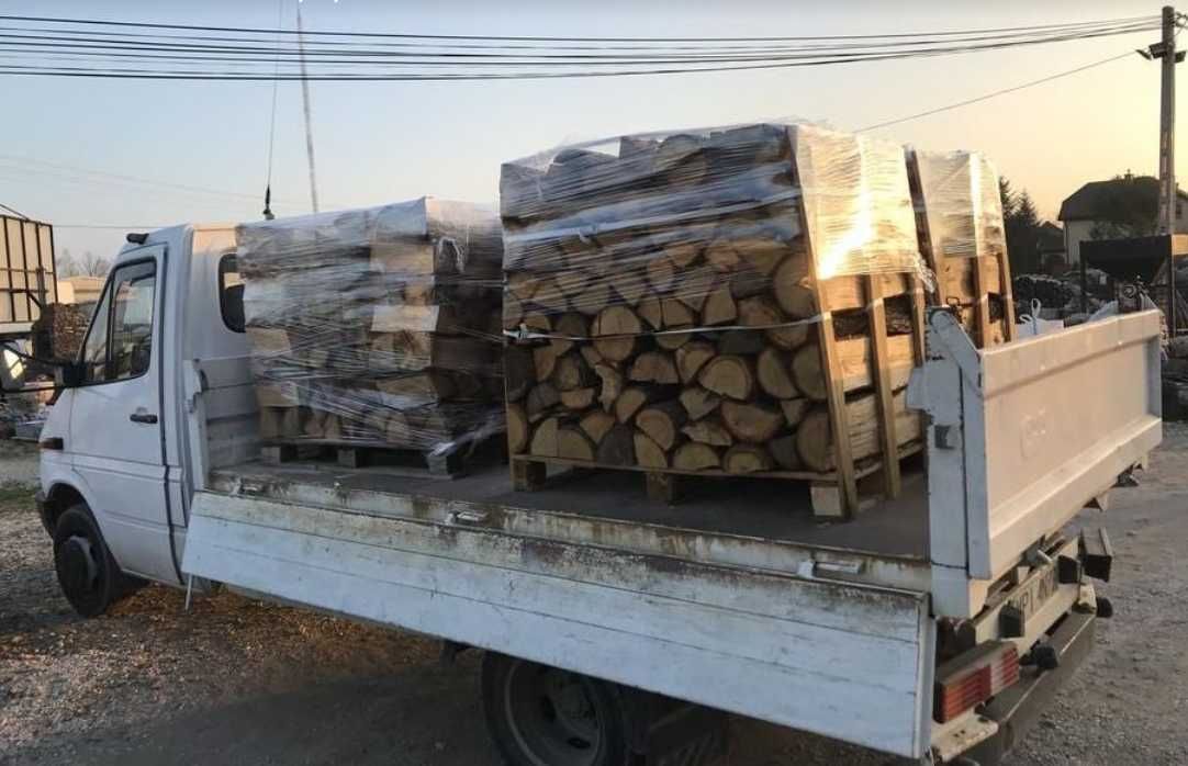 SUCHE DREWNO KOMINKOWE Wysuszone Sezonowane Buk Grab Dąb Pruszków
