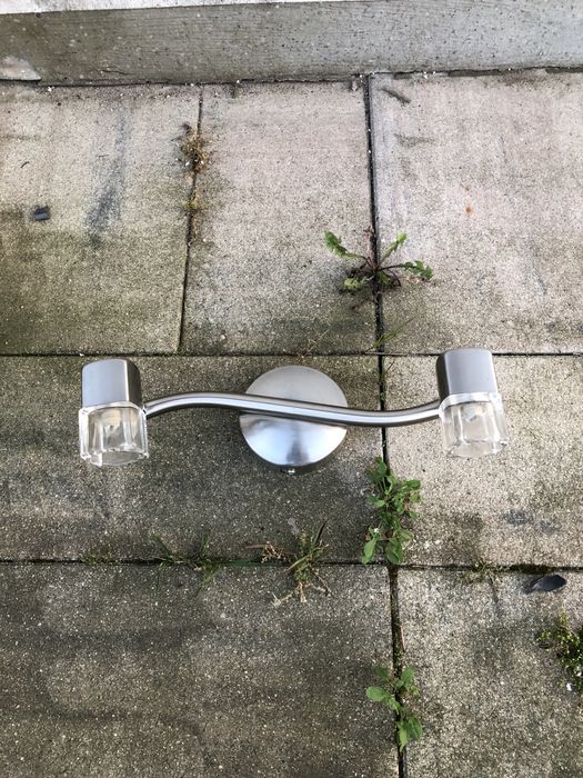 Lampa srebna kinkiet