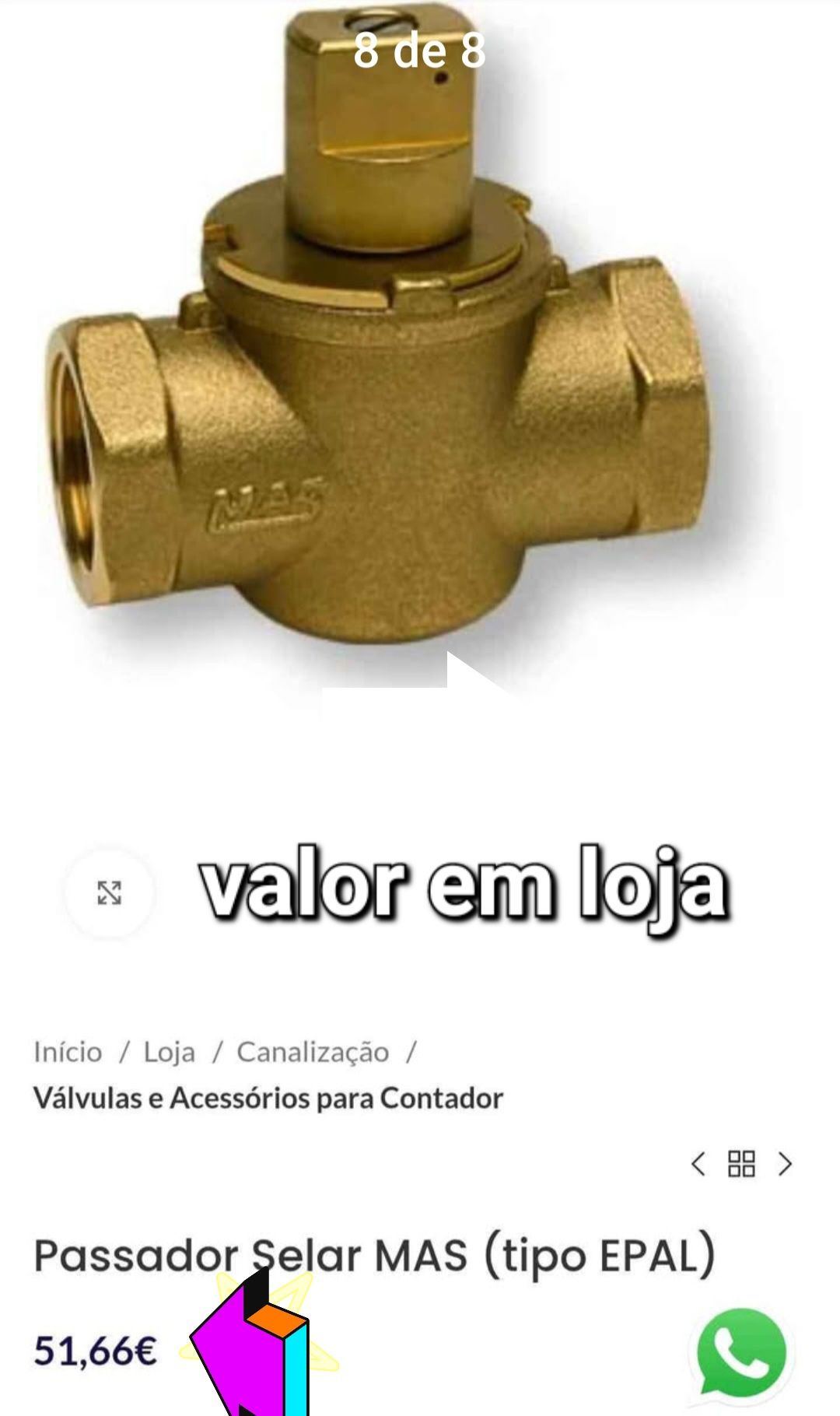 Válvulas de selar.