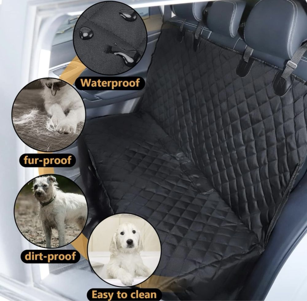 YUNXANI Pokrowiec na fotel samochodowy dla psa