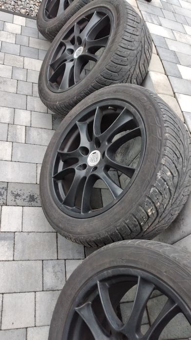 R 20 5x130 ET 60 alufelgi czarne felgi  porche