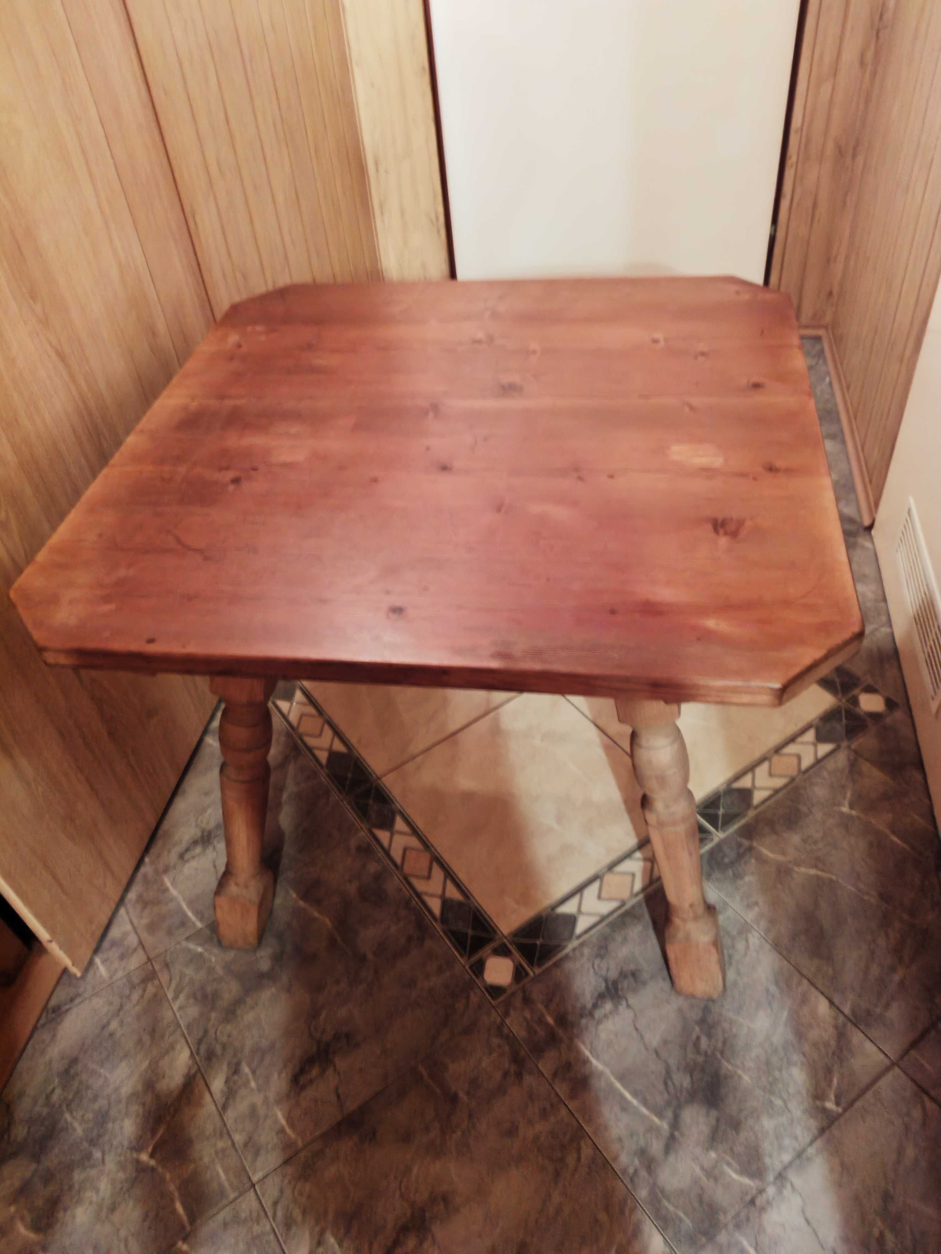 Stół dębowy 90x90
