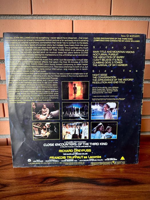 Disco vinil encontros imediatos do 3.º grau - John Williams