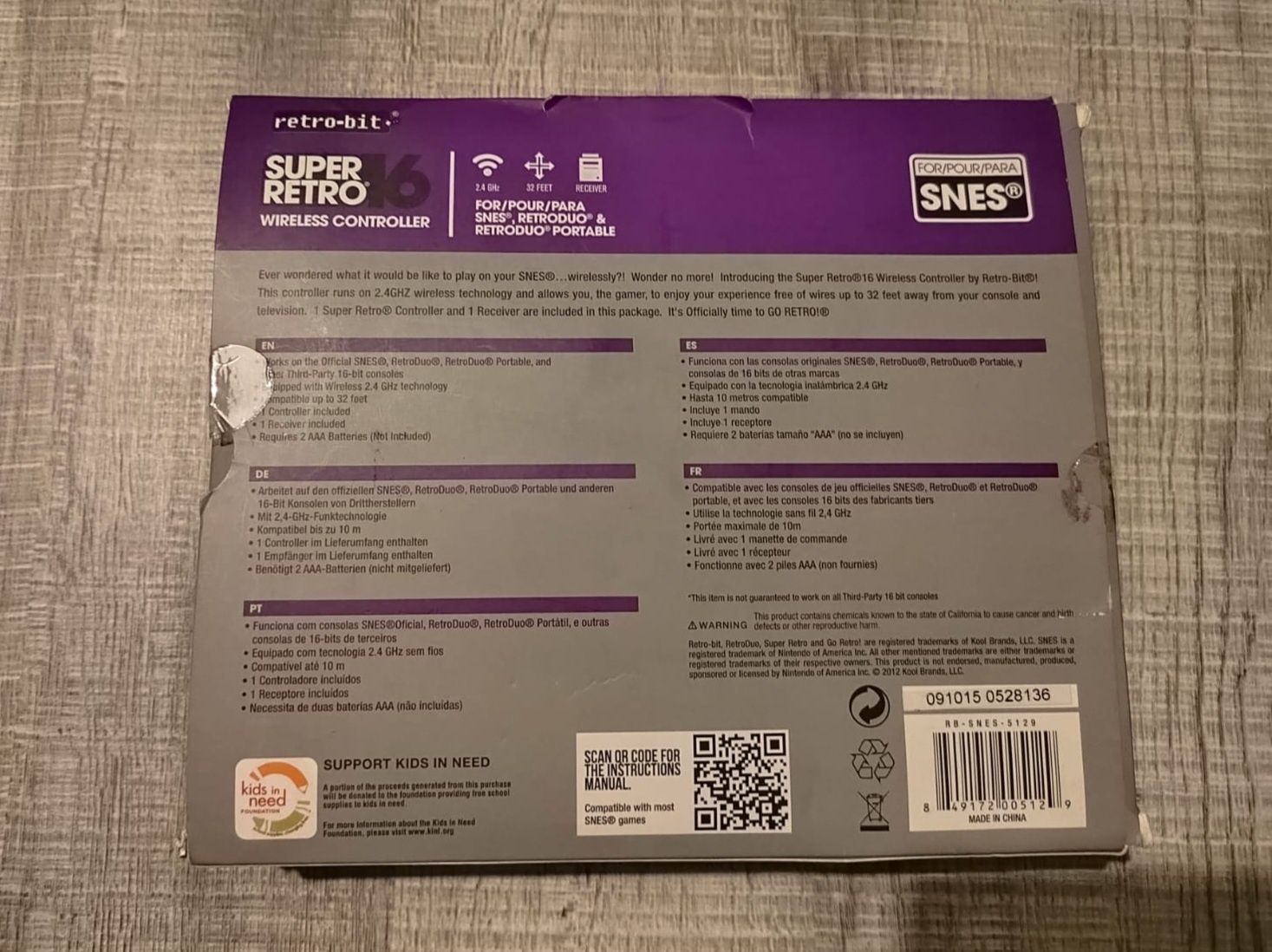 Vendo comando Retro-bit Super Nintendo