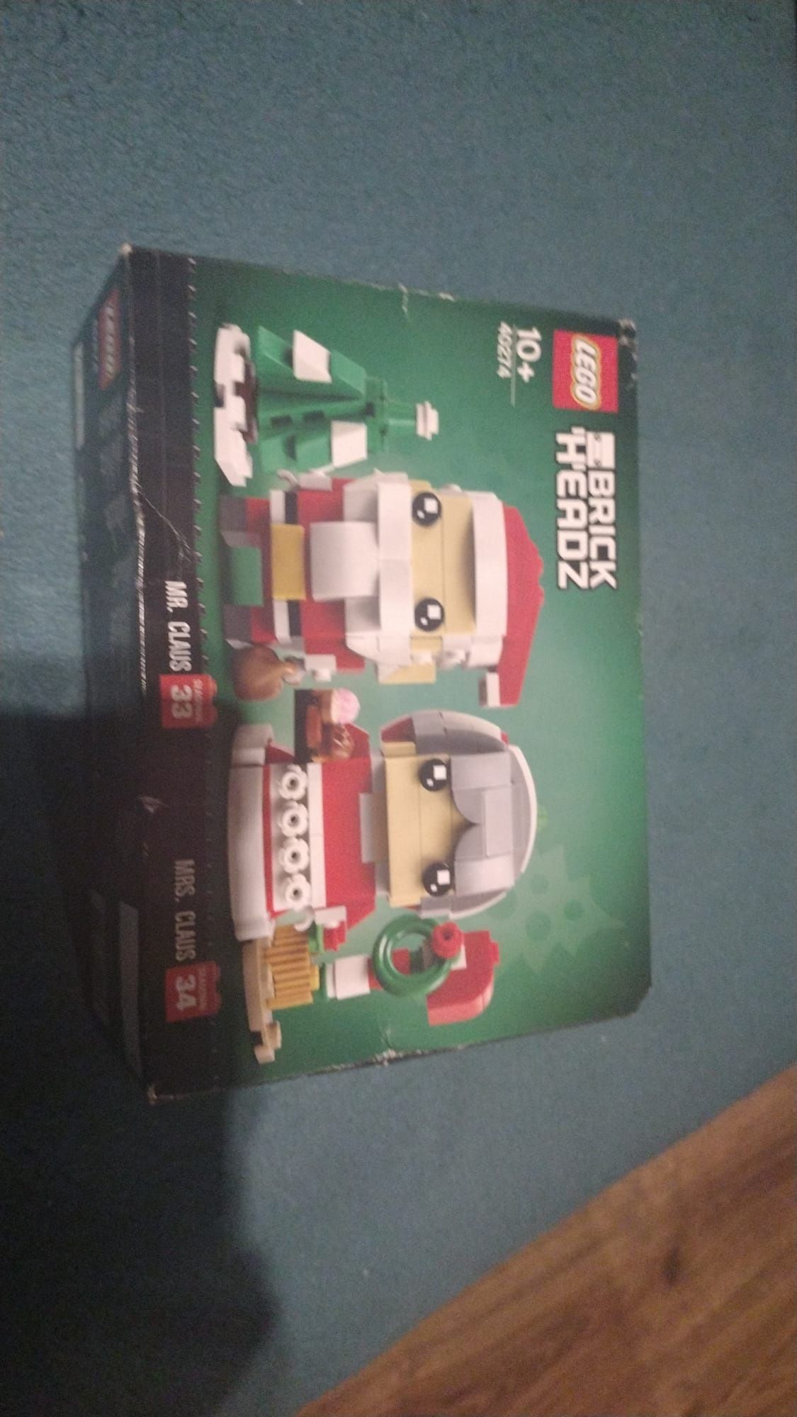 Lego brickheadz święty mikołaj