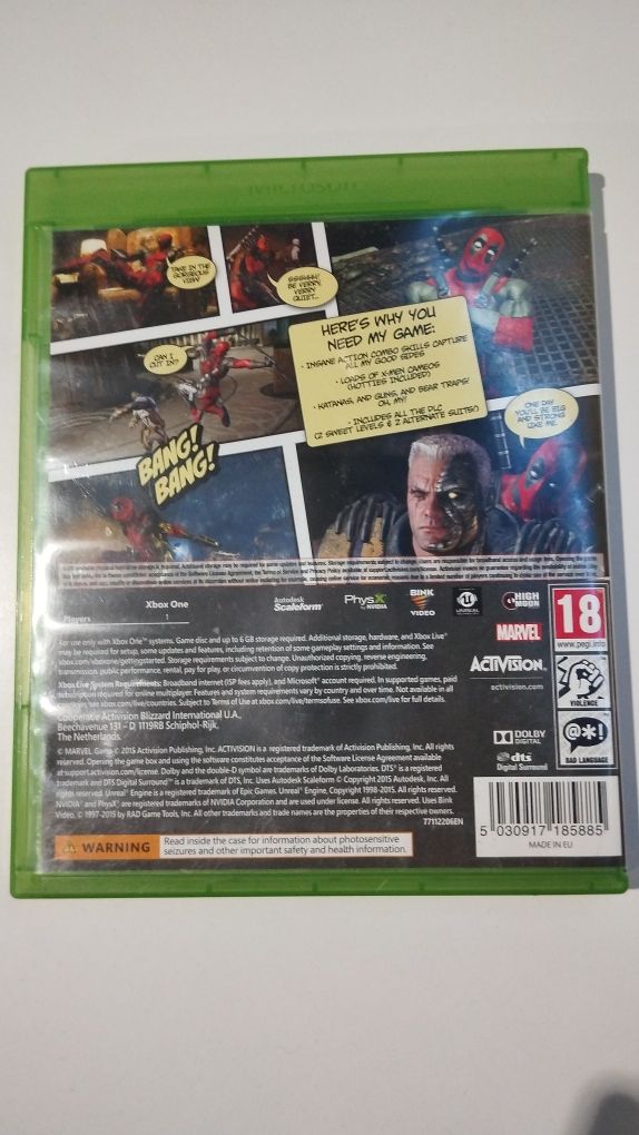 Deadpool Xbox one , Xbox Series MARVEL