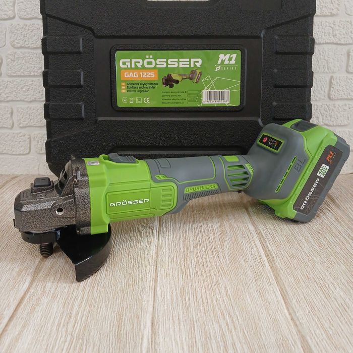 Акумуляторна болгарка Grosser GAG 122S
