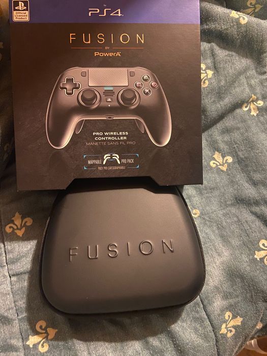 Comando ps4  fusion pro wireless  black  ps4/pc