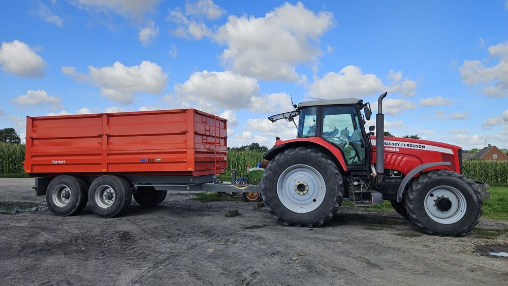 Przyczepa rolnicza Kimadan UMEGA tandem wywrotka 14 ton Super stan