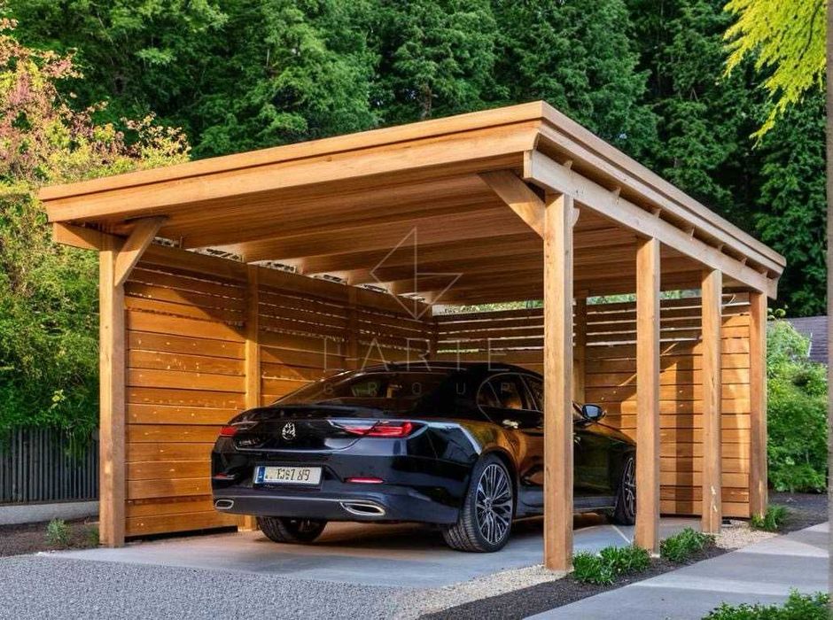 CASTELAN I Wiata garażowa carport jednostanowiskowa