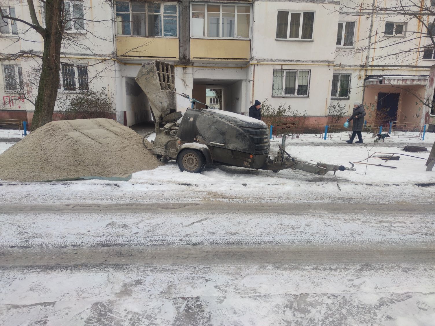 Стяжка пола. Київ та область. Штукатурка механізована