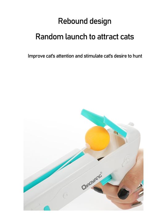 Pistola Divertida para Gatos QA-CW2