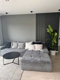 Sofa 300 cm szara duża stolik gratis