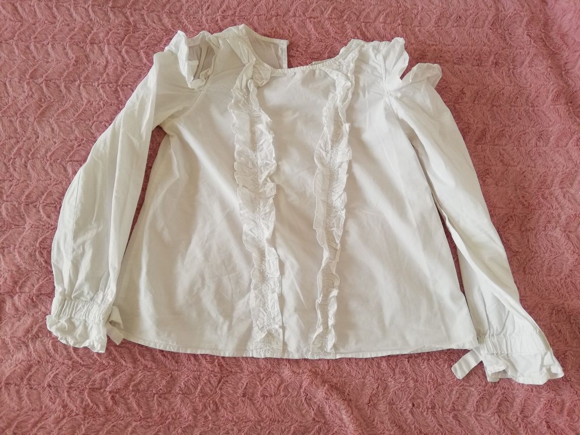 Biała koszula roz 146/XS