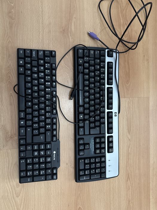 2 teclados computador.  NGS e HP