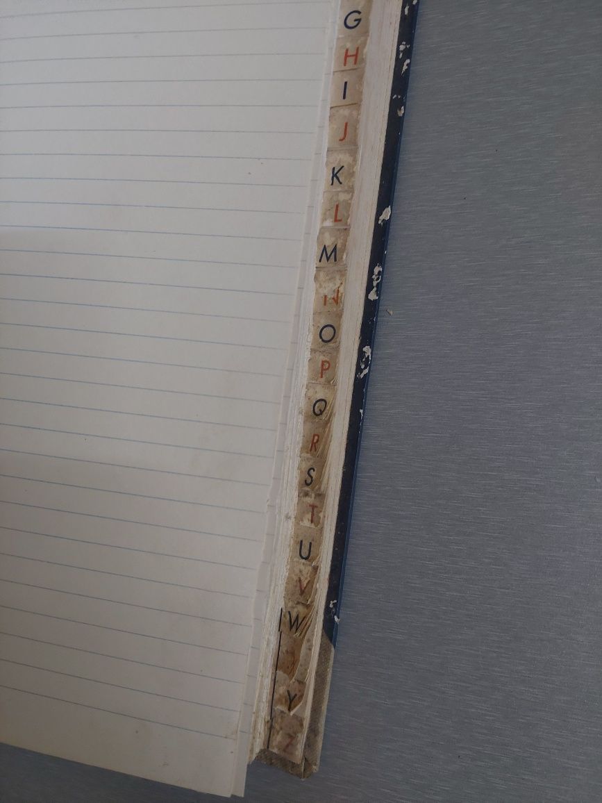 Livro antigo escritas em branco contabilidade