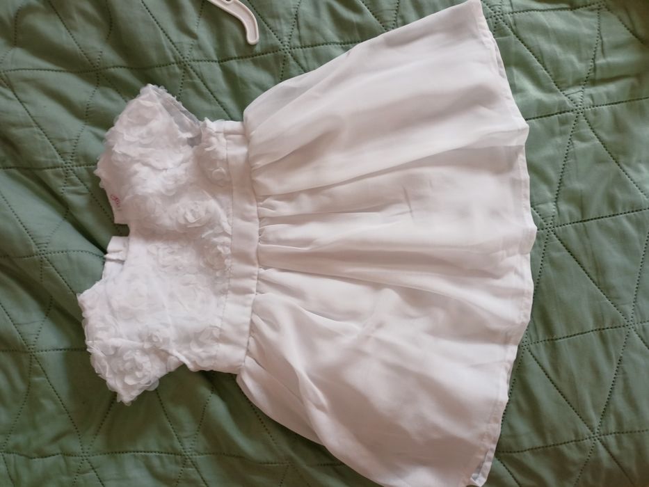 Sukienka biała chrzest