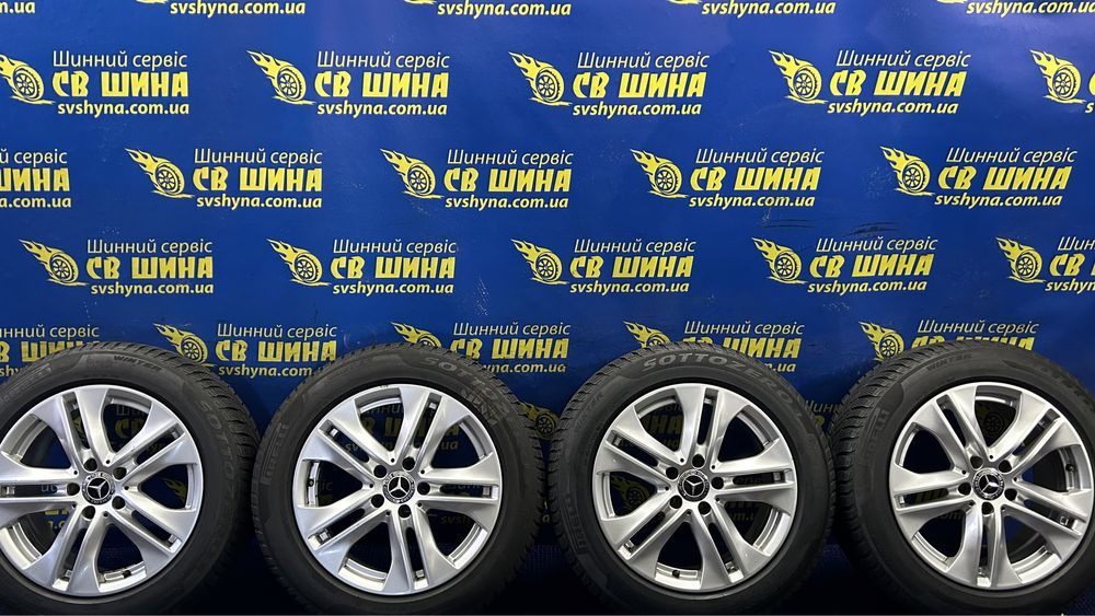 Диски 5x112 R17 Mercedes W212 Vito Viano з шинами Pirelli