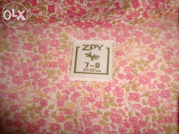 Camisa menina rosa ZIPPY 7 anos