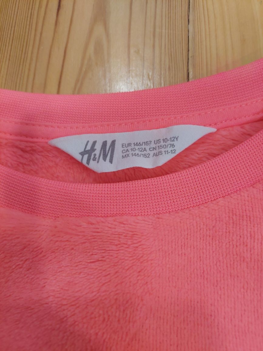 Bluza H&M dla dIewczynki 146-152 morelowa