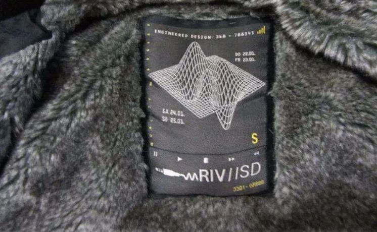 Куртка тёплая подростковая Riv / Sd размер S.