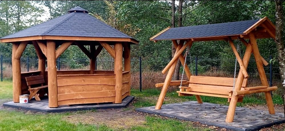 Altana.Altany z bali.Altany ogrodowe.