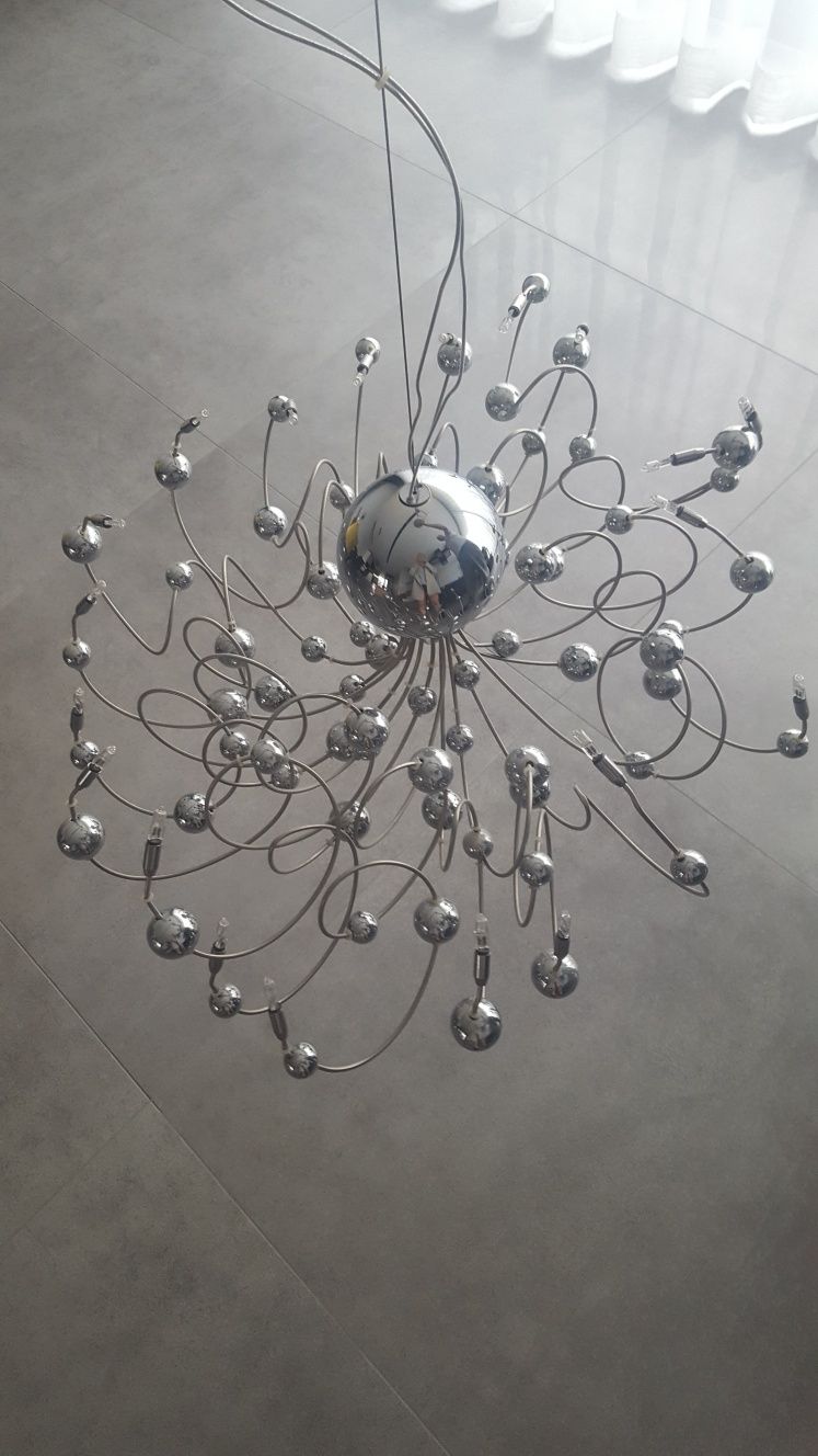Lampa wisząca kule / chrom