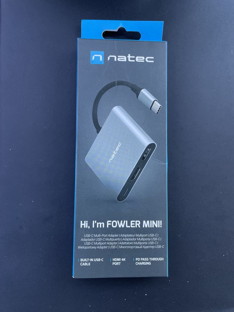 Natec Multi-port Usb-c Para Usb 3.0 Hdmi NMP