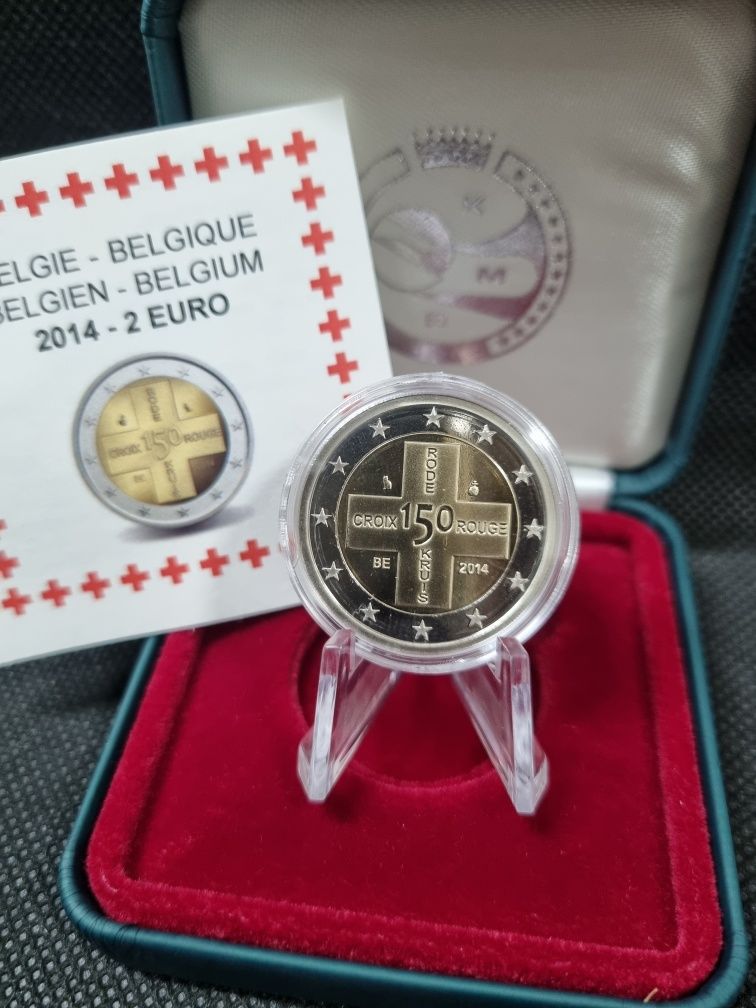 Moedas Comemorativas 2€ proof Bélgica