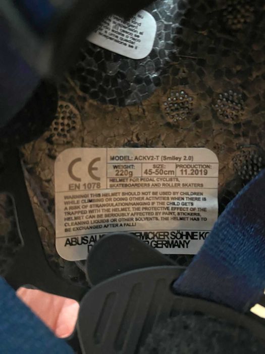 Kask ABUS SMILEY 2.0 45-50 cm