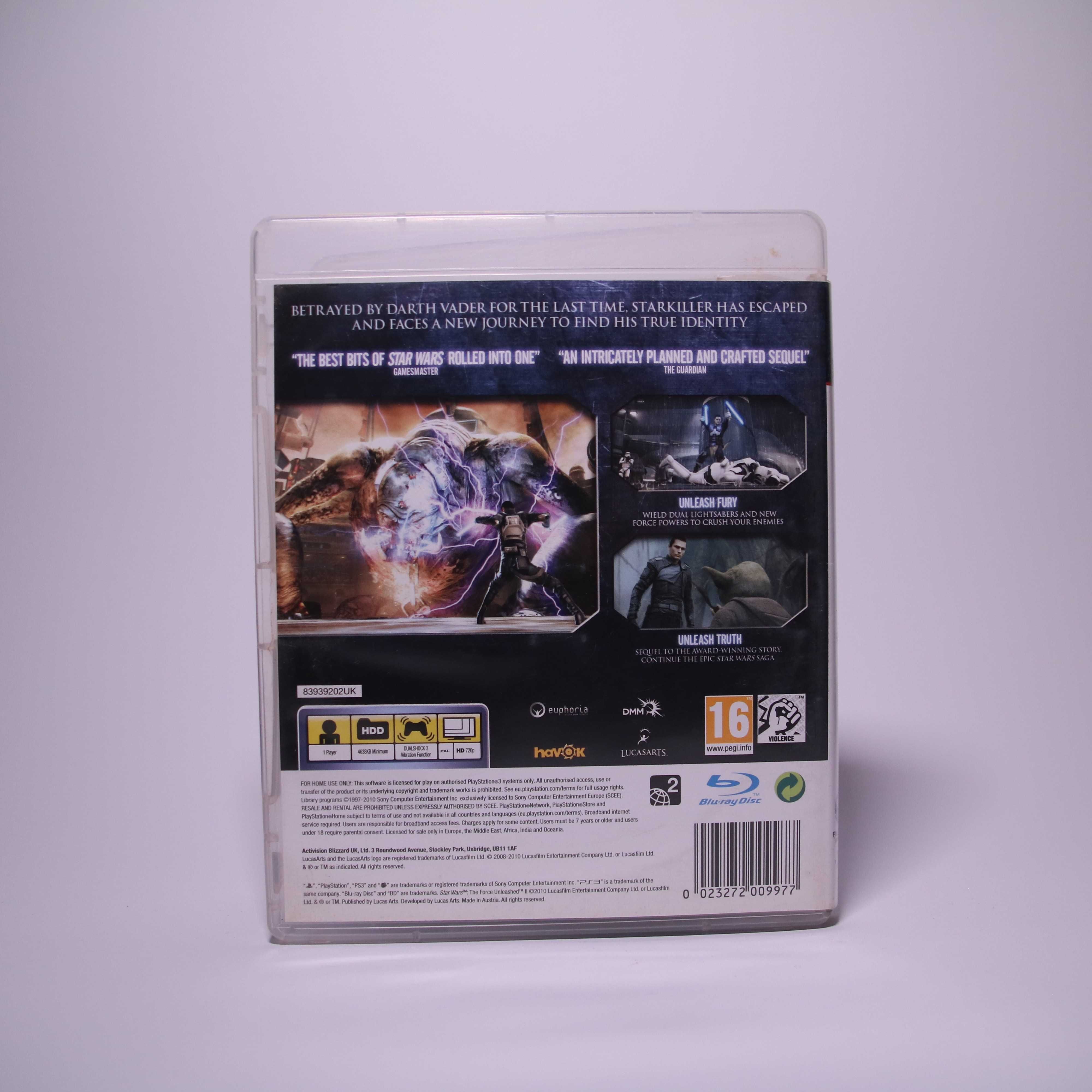 GRA Star wars the force unleashed II 2 PS3 EN
