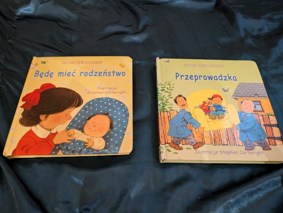 Książki to nic strasznego. Przeprowadzka i Będę mieć rodzeństwo