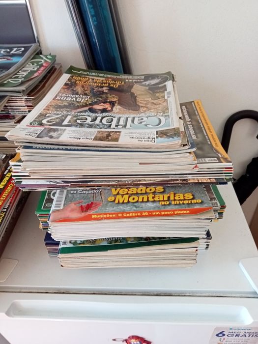 Conjunto de revistas de caça