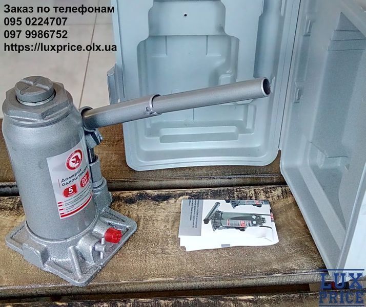 Домкрат "стовпчик" 5 т, у пластиковому кейсі INTERTOOL GT0053