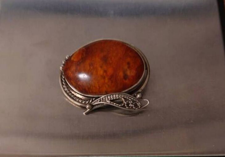 Срібло. 925 проба. Бурштин. Сережки. Каблучка.