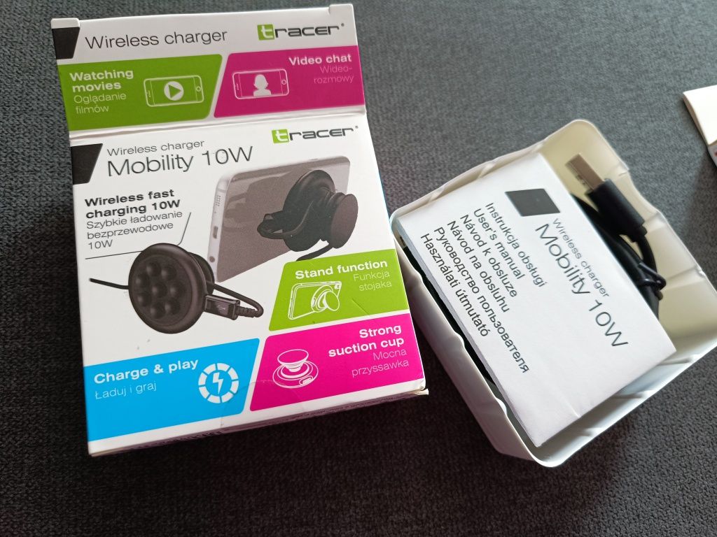 Nowa indukcyjna ładowarka Tracer Mobility 10W