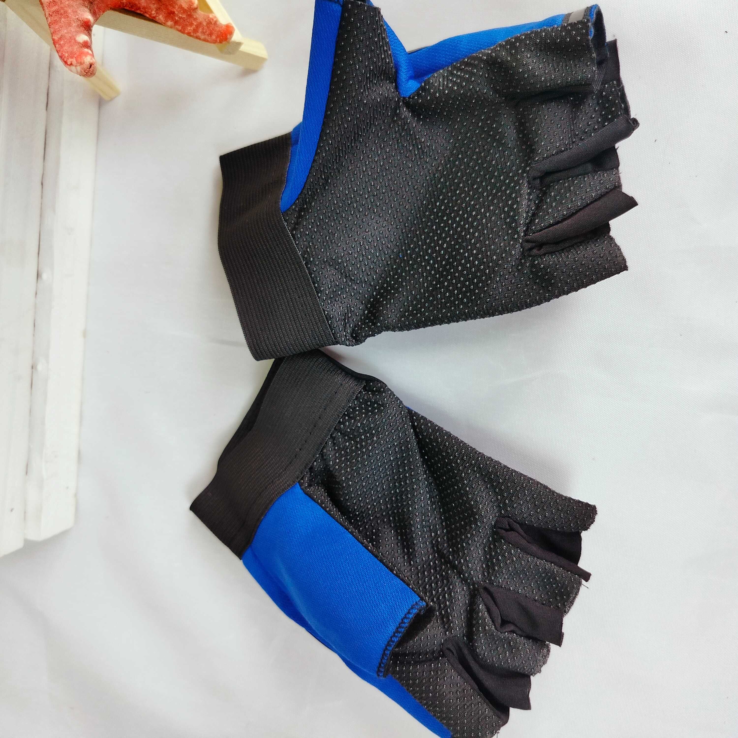 Nowe męskie rękawiczki bez palców na rower