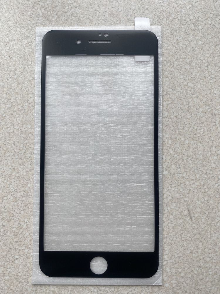 Szkło Hartowane Iphone 6 7 8 PLUS Max Cały Ekran Zaokraglone ranty