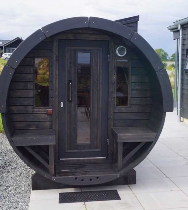 Sauna fińska Ogrodowa Beczka 3m ruska bania sauna fińska sucha parowa