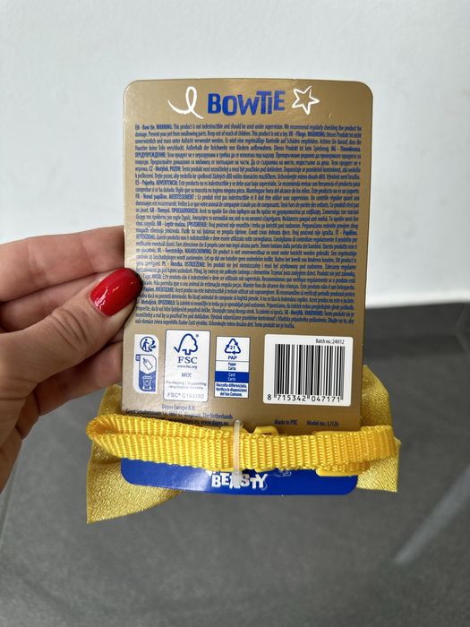 Zestaw 4 kokardek/muszek dla psa - różne kolory