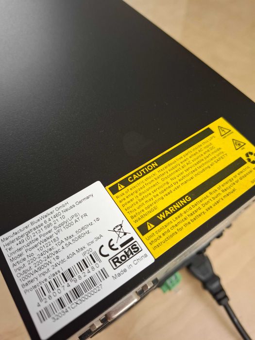 zasilacz ups power walker on-line 1000VA  AT3xFR OUT USB/RS-232 LCDEPO