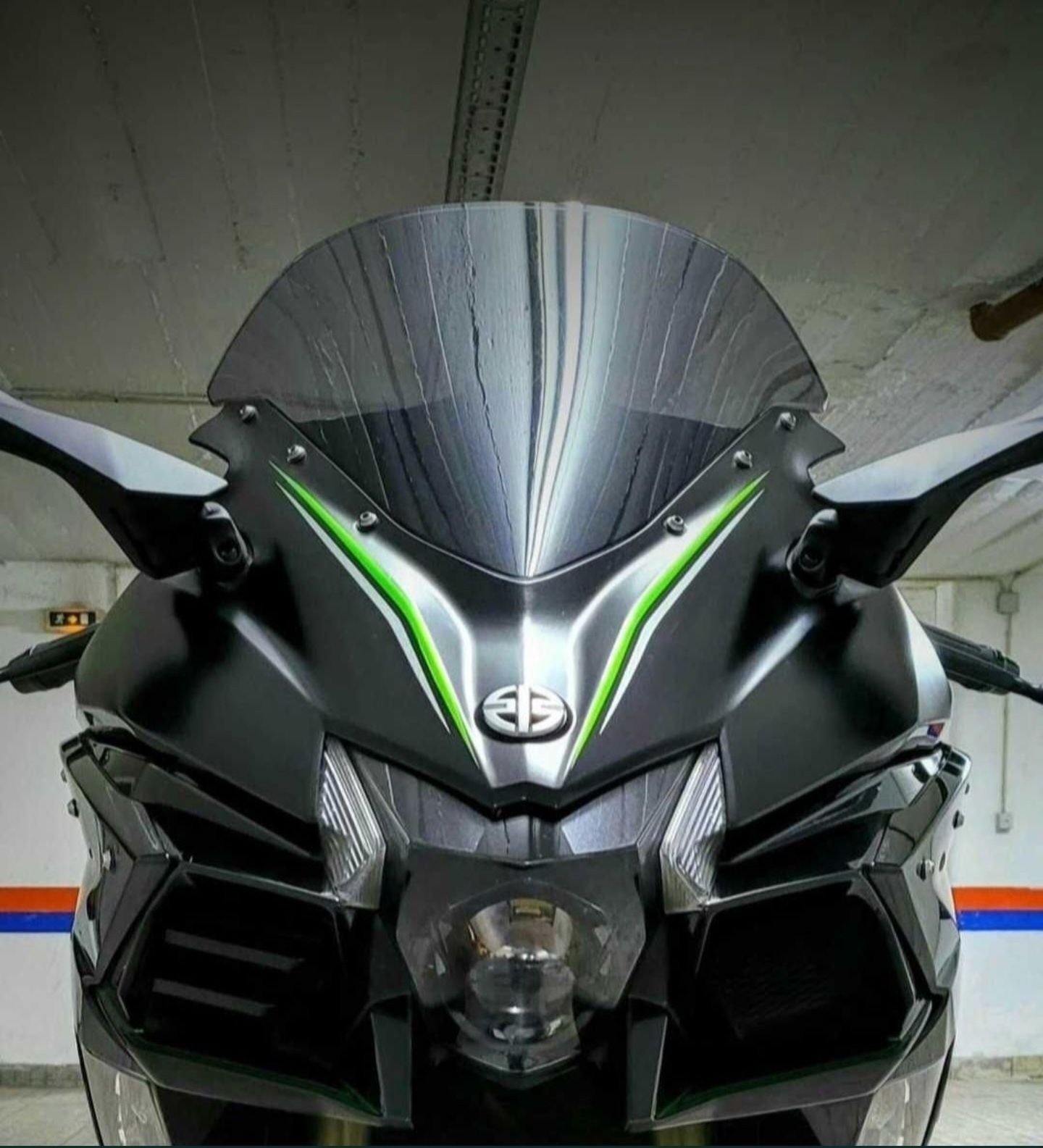 Vidro frontal e filtro de Ar Original Kawasaki H2 SX