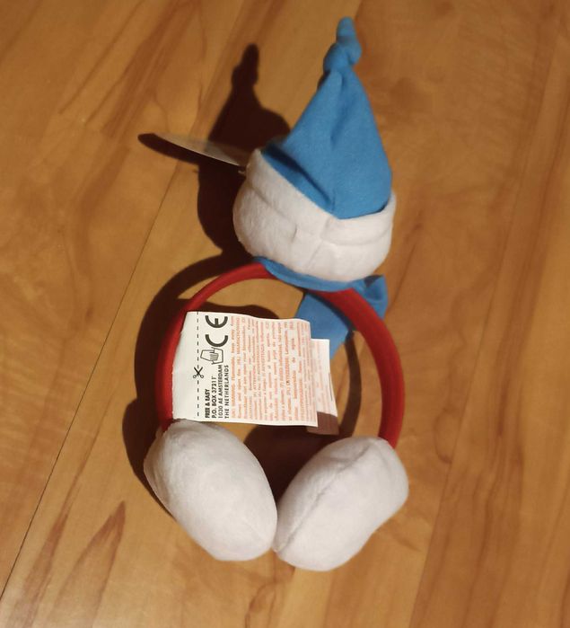 Świąteczne nauszniki śliczny bałwan bałwanek