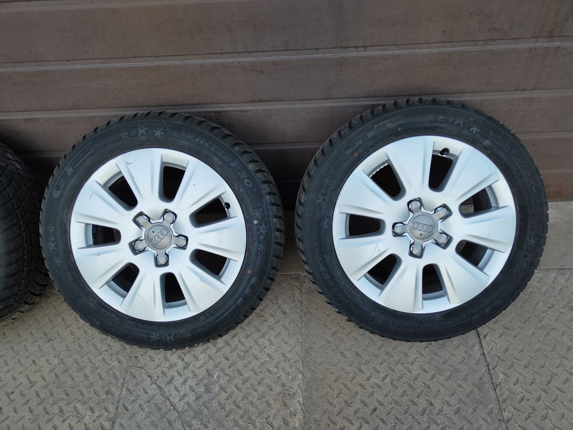 Koła alufelgi 16 Audi 5x112 z oponami 205/55/16