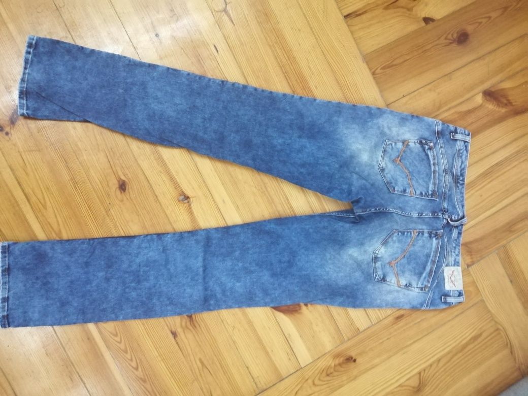 Tommy Hilfiger Victoria Straight spodnie jeans W34 L34 pas 100 cm