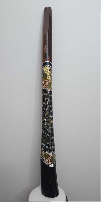Didgeridoo, adquirido em Darwin na Austrália